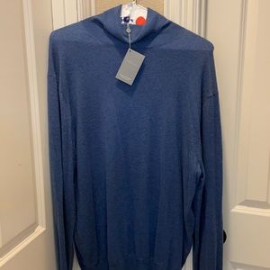 NWT Neiman Marcus cashmere turtleneck sweater in rare XXL.